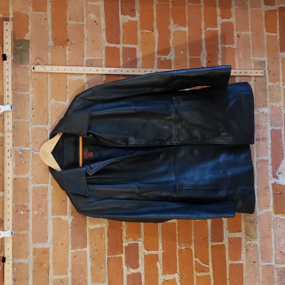 Danier Black Fall/Winter leather jacket with removable liner